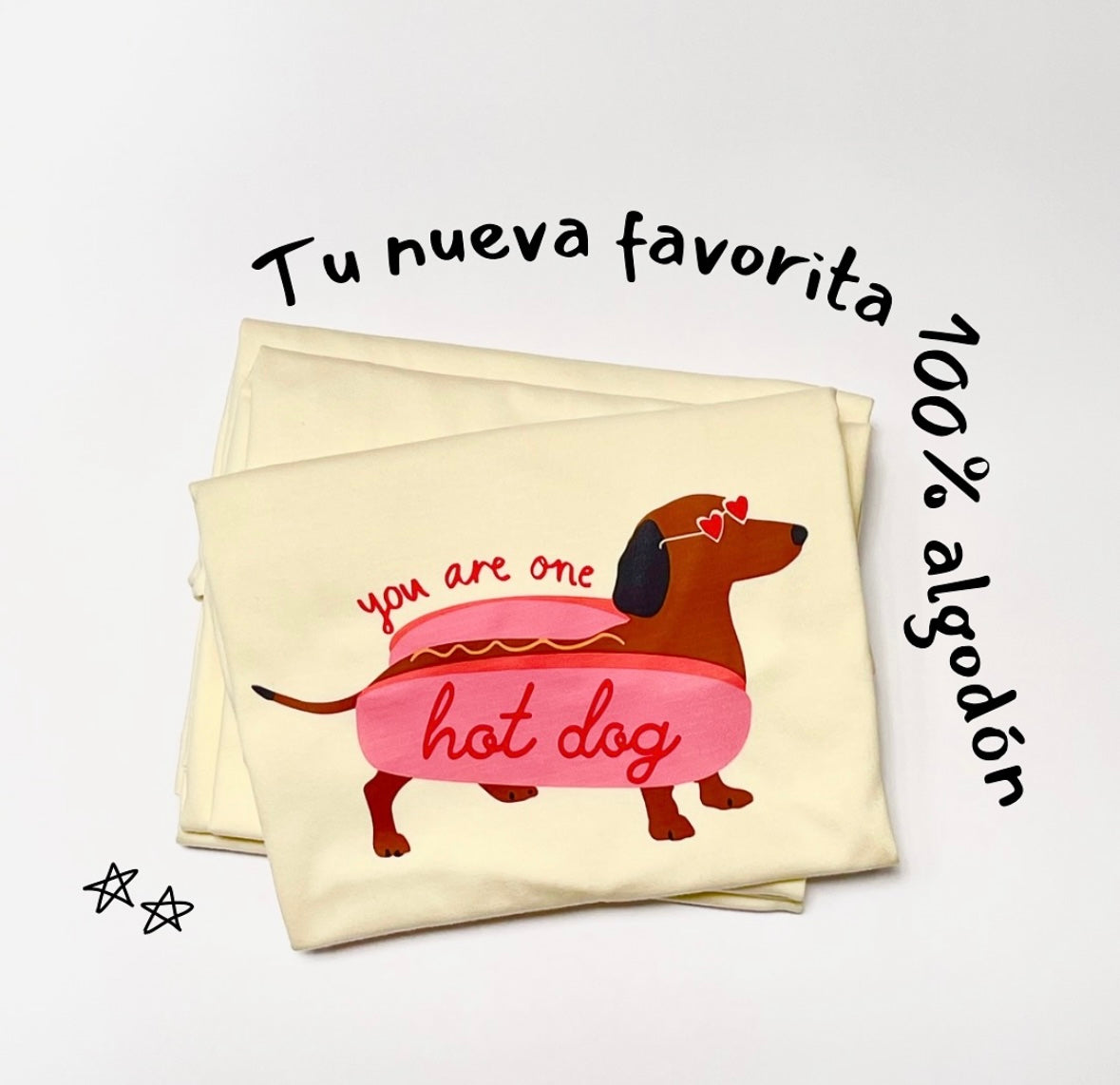 T-shirt Oversized Hot Dog