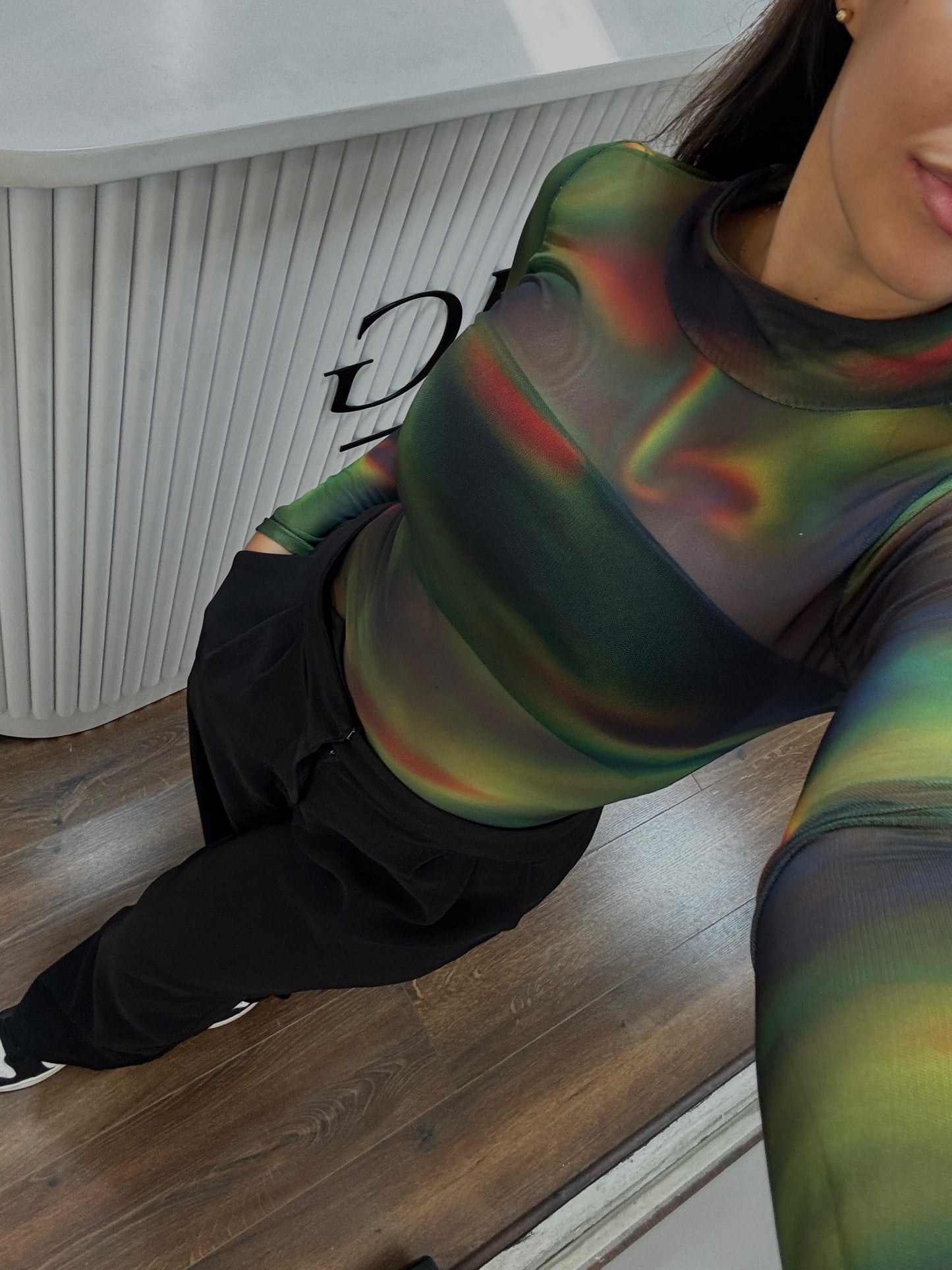 Body Exclusive Mesh Print Multicolor