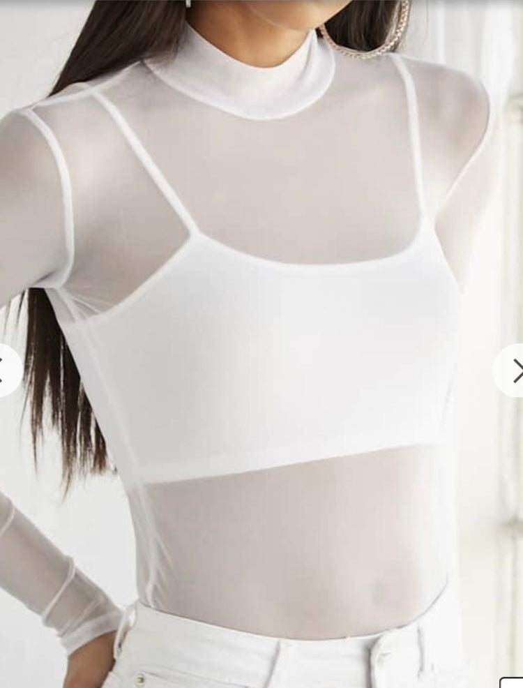 Body Exclusive Mesh Neck