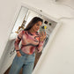 Body Exclusive Mesh Print Pink