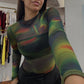 Body Exclusive Mesh Print Multicolor