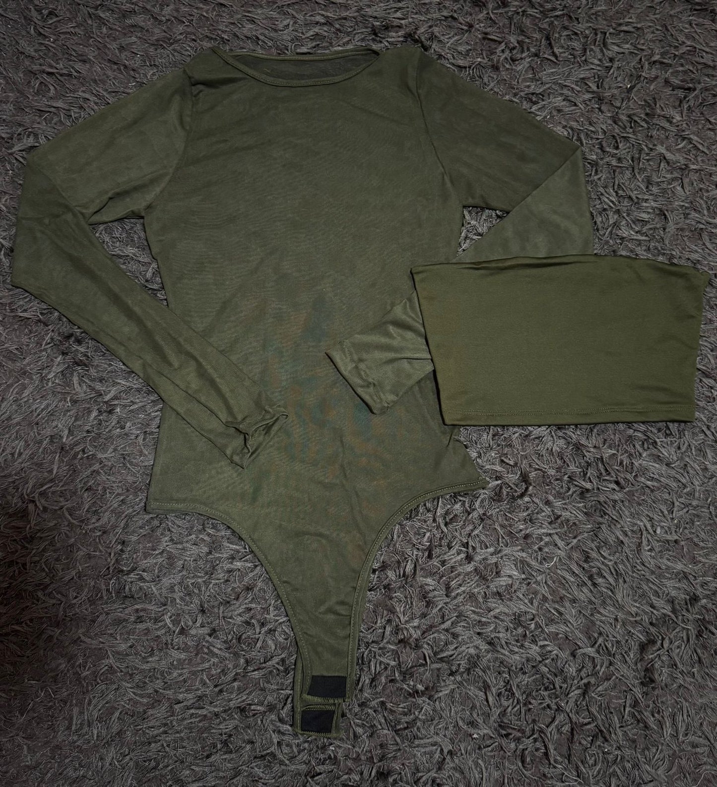 Body Exclusive Mesh Verde Olivo