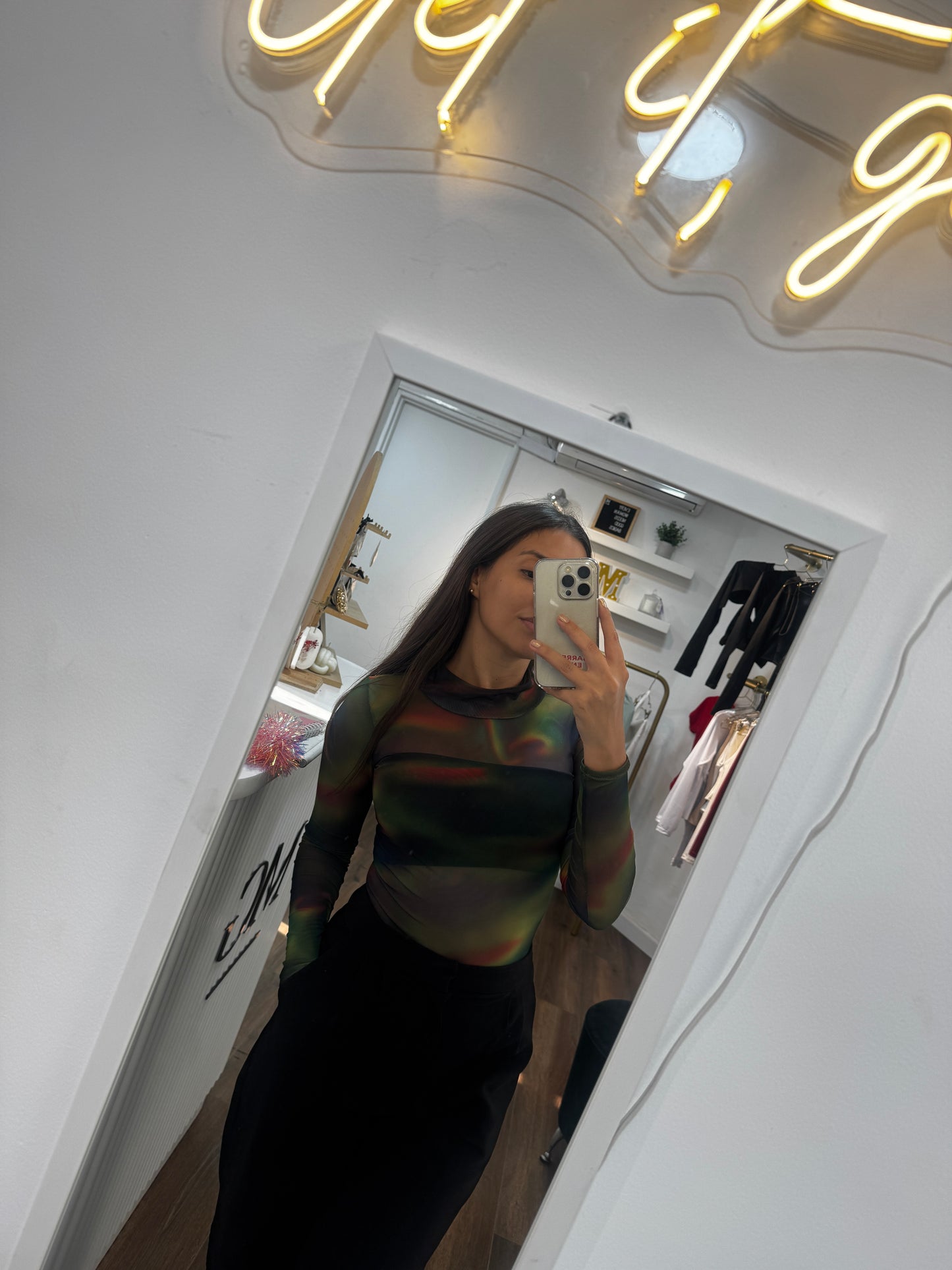 Body Exclusive Mesh Print Multicolor