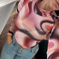 Body Exclusive Mesh Print Pink