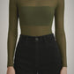 Body Exclusive Mesh Verde Olivo